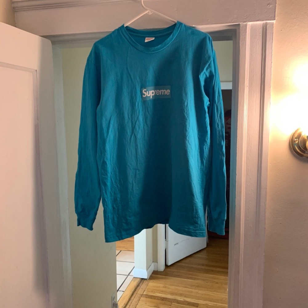Custom Supreme Box Logo Long Sleeve